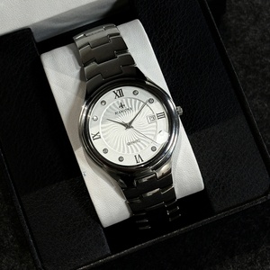 Reloj de Lujo para Mujer, de Acero Inoxidable, con Diamantes, Cristal de Cuarzo, Resistente al Agua, Diseño Moderno - Product Image 4