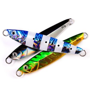 Señuelo Metálico <span class=keywords><strong>de</strong></span> 30g-60g para Pesca Vertical, Holográfico Láser, Señuelo <span class=keywords><strong>de</strong></span> Hundimiento, Pilker para Pesca Costera y Pesca en Alta Mar - Product Image 4