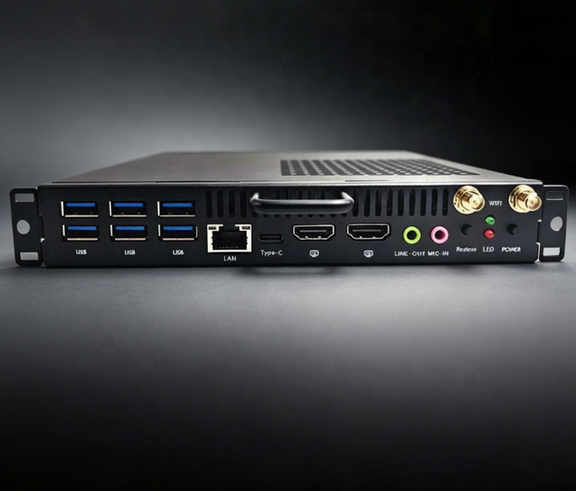 High Quality Ops Minipc 8+256G Open Pluggable Specification for Education Smart Board Plug in DDR5 SSD Multi Port windows 11Gen