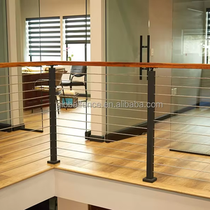 Balustrade et main courante de garde-corps de câble personnalisable Reilbu pour balcon extérieur et barrière de clôture - Product Image 1