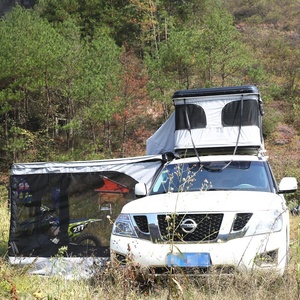 Tente de camping 3-4 personnes <span class=keywords><strong>toile</strong></span> insonorisée toit de voiture tout-terrain tente de toit <span class=keywords><strong>caravane</strong></span> <span class=keywords><strong>pliante</strong></span> - Product Image 2