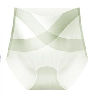 Pantalones ajustados <span class=keywords><strong>de</strong></span> cintura alta cruzados ultrafinos para mujer Pantalones moldeadores <span class=keywords><strong>de</strong></span> borde no rizado para transpirabilidad - Product Image 4