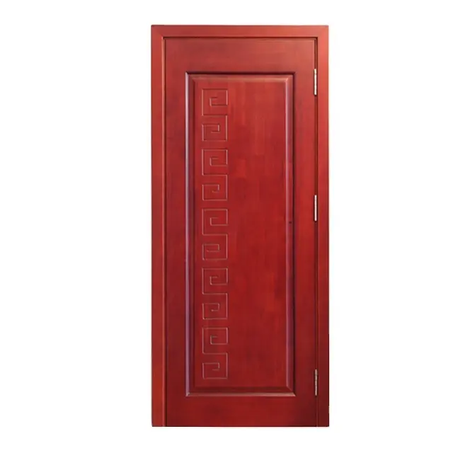 Interior swing and PU paint mdf wood flush door design