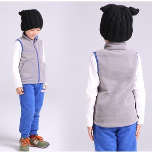 Nuevo Diseño de Chaleco Polar para Niños, Chaleco Polar de Alta Calidad con Cierre y Bolsillos Personalizados - Product Image 2