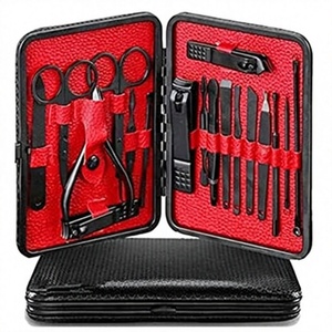 ASAP Professional Stainless Steel <b>Manicure</b> Pedicure <b>Kit</b> 10-in-1 Nail Clipper Luxurious Nail Care Set for Salon Home Use Pakistan - Product Image 3