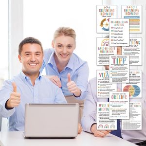 Tarjetas de Terapia DBT con Anillas de Encuadernación, Tarjetas de Habilidades para el Manejo de la Ansiedad, Baraja de Tarjetas de Distorsiones <span class=keywords><strong>Cognitivas</strong></span> - Product Image 6