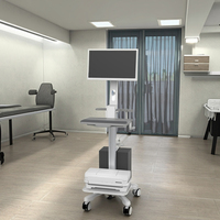 Chariot d'hôpital mobile de style industriel de l'usine de fabrication chinoise Matériau métallique OEM/ODM personnalisé pour divers besoins