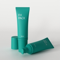 Tube en PE personnalisé de 30 ml, 50 ml, 80 ml pour crème ou gel, avec pompe distributeur