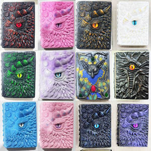 Carnet promotionnel de luxe à motif de dragon animé, avec yeux 3D en relief, en résine gravée – Vente chaude - Product Image 2