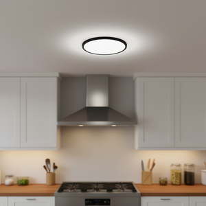 Plafonnier LED encastré 16 pouces en fer noir 32W 3520LM à intensité variable 5 couleurs sélectionnables pour cuisine - Product Image 2