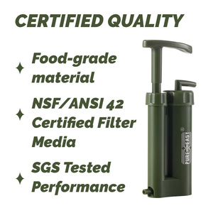Filtre <span class=keywords><strong>à</strong></span> eau manuel portable 2000L, élimination de 99,9999 % des microbes, purificateur <span class=keywords><strong>l</strong></span>éger non électrique pour camps de réfugiés et <span class=keywords><strong>aide</strong></span> humanitaire - Product Image 6