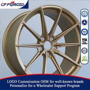 Jantes forgées sur mesure 18 19 20 pouces 5x112 monobloc forgées pour <span class=keywords><strong>Audi</strong></span> <span class=keywords><strong>RS3</strong></span> S3 A3 VW Golf, jantes en alliage multibranches bronze satiné - Product Image 5