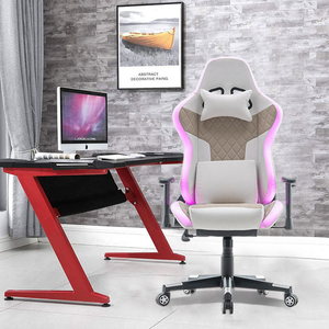 Silla <span class=keywords><strong>Gamer</strong></span> Reclinable <span class=keywords><strong>de</strong></span> Tela <span class=keywords><strong>de</strong></span> Alta Calidad y Económica 2026 con Altavoces Integrados para Oficina y Gaming - Product Image 4