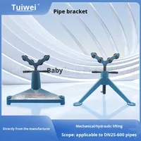 Coupe-tuyaux électrique Tuwei, support hydraulique pour tuyaux galvanisés, machine à rainurer, trépied de levage pour tuyaux en acier inoxydable