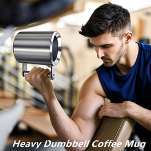 Modern Design 6kg 8kg 10kg Stainless Steel Super Heavy Mug Fitness Cup with <b>Free</b> Logo Metal for <b>Weight</b> Water Bottle - Product Image 4