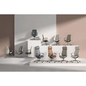 Chaise de direction exécutive en cuir moderne avec accoudoirs réglables, pivotante, design ergonomique, logo personnalisé - Borito OL-352 Mobilier de bureau - Product Image 1