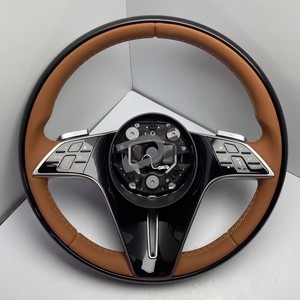 Nuevo Modelo para <span class=keywords><strong>Mercedes</strong></span> Benz 2023 2022 B200 CLA <span class=keywords><strong>E220</strong></span> <span class=keywords><strong>AMG</strong></span> CLE Volante de Cuero Blanco para Automóvil - Product Image 2
