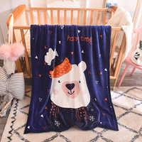 Couverture en flanelle polaire pour enfants, super douce, mignonne, à motif d'animaux de dessin animé, 100% polyester, légère, couverture personnalisée avec imprimé dinosaure, couverture chaude