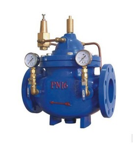 Control de Flujo de Agua Automático Tipo Diafragma Hidráulico 400X con Regulador de Flujo - Product Image 1