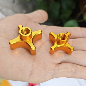 Écrous en aluminium Yachuangxin à tête champignon, finition anodisée, 2 pièces - Product Image 1