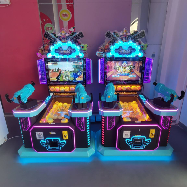 Coin Operated Games 2 Players Gun Shooting Simulator Gun Console 32 Inch Video Simulator with Gift for Indoor Game Centers