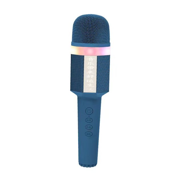 High Quality Portable Desktop Speakers Wireless Karaoke Microphones for Family Children Handheld KTV Home Entertainment System