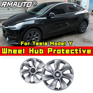 Anillo protector de borde de rueda para Tesla Model Y, cubierta de protección de cubo de rueda, accesorios exteriores para coche, kit de carrocería - Product Image 2