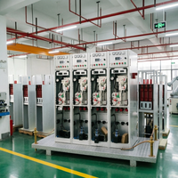 Unit Distribusi Daya 3 Fasa Modular Berisolasi Nitrogen Bebas SF6 12kV 630A, Berlapis Logam, IP67, Netral Karbon (RMU)