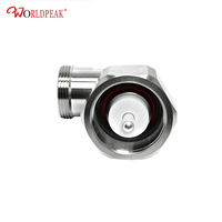 Suministro de fábrica ROhs Conector RF Ángulo recto 716 DIN Jack L29 Hembra a LC Macho Adaptador de conector 7/16DIN-LC JJ/KK Adaptador