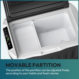 Refrigerador EUHOMY de 12V y 22QT, Enfriador con Compresor, Control por Aplicación, Nevera Portátil para Auto, 12V 24V DC 100-240V AC - Product Image 6