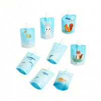 Pochettes Doypack personnalisées avec bec verseur pour boissons, yaourts, gelées, liquides de lavage, détergents, savons, désinfectants, shampoings et cosmétiques