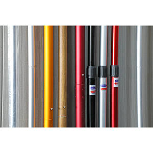 Buen precio Personalizar poste de aluminio para tienda de campaña Diámetro anodizado dorado 20 mm Poste de varilla de toldo telescópico de aluminio - Product Image 2