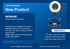 מיקרו חיישן Flowmeter חכם DN10 DN800 מדויק אינטליגנטי אלקטרומגנטית זרימת מטר עם דיוק גבוהה MFE600E - Product Image 5