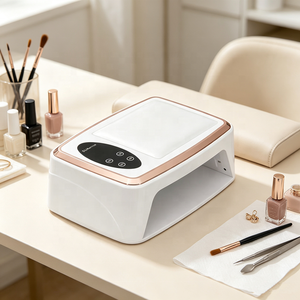 380W Portable Durable Modern Gel Polish Nail Dryer 4-<b>Timer</b> LED <b>Lamp</b> <b>with</b> 90 UV Beads - Product Image 1