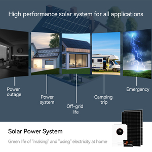 ระบบพลังงานแสงอาทิตย์แบบไฮบริดครบชุดใหม่ ขนาด 1kw 2kw 3kw 5kw 8kw 10kw ระบบโซลาร์เซลล์แบบออฟกริดสำหรับใช้ในบ้าน - Product Image 4