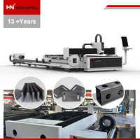 Machine de découpe laser à fibre Hongniu 6000W 4020 pour métal, acier inoxydable et plaque de carbone, fabriquée en Chine
