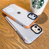 Funda Protectora Transparente de TPU Beiman para Móvil, con Ranura para Tarjetas, Grosor de 1.2mm, para Modelos 11/12/13 Pro, Venta al Por Mayor, Muestra Gratis