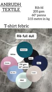 Wholesale 220gsm Lightweight Full Dull <b>Knitted</b> Polyester <b>Rib</b> Fabric Multi-Use Anti-Static for Dress Boys Girls - Product Image 6