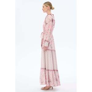 Maxi abito <span class=keywords><strong>rosa</strong></span> Crush Frill in <span class=keywords><strong>rosa</strong></span> - Product Image 1