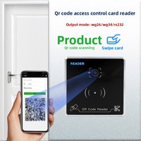 Pembaca Kartu IC 13.56MHz QR RFID Wiegand Kode QR Kontrol Akses 1D 2D RS232 RS485 Pembaca Pemindai Kode QR