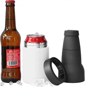 New Trend 12oz Beer Bottle Can Stainless Steel Double Wall Vacuum Insulated Cans Coolers With Beer Opener