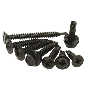 8# 10# 12# 14# M4.2 M4.8 Black Stainless Steel 410 Tek <b>Screw</b> Hex Washer Head Self Drilling Sheet Metal <b>Screws</b> - Product Image 5