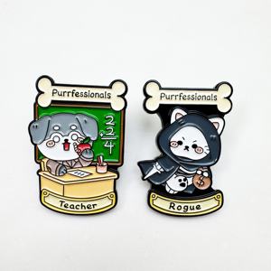 2025首选: 定制搪瓷翻领别针-1英寸可爱软搪瓷促销礼品 - Product Image 6