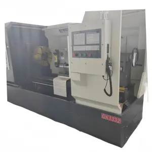 QK1332 Máquina de torno automático de rosca de tubo CNC máquina de corte de parafuso eixo oco com controle cnc