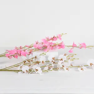 زهرة الاوركيد المركزية زهور يدوية الديكور لحفلات الزفاف الاصطناعية