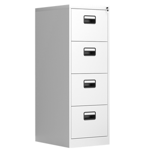 A4 tập tin dọc tháo rời nhân viên văn phòng lưu trữ kim loại trắng hẹp <span class=keywords><strong>4</strong></span> ngăn kéo Tủ hồ sơ - Product Image 5