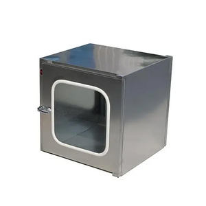 Admite ventanas de paso autolimpiantes integradas personalizadas para la desinfección de materiales de embalaje en salas blancas de fábricas de alimentos. - Product Image 1