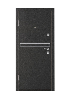 Porte de sécurité minimaliste en acier Qifan avec conception antivol pour entrée extérieure, style battant, ouverture manuelle, surface finie - Product Image 6
