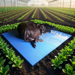 Tapis d'isolation thermique en EVA pour vaches, 30 mm, matelas imperméable en caoutchouc de buffle pour l'hiver, pour écuries et litière de bétail - Product Image 1