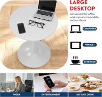Table d'appoint ronde de style moderne utilisée comme table de bar, table de salle à manger, table de hall, table de pub, table de chambre, table de maison, table d'hôtel, table à manger, table basse